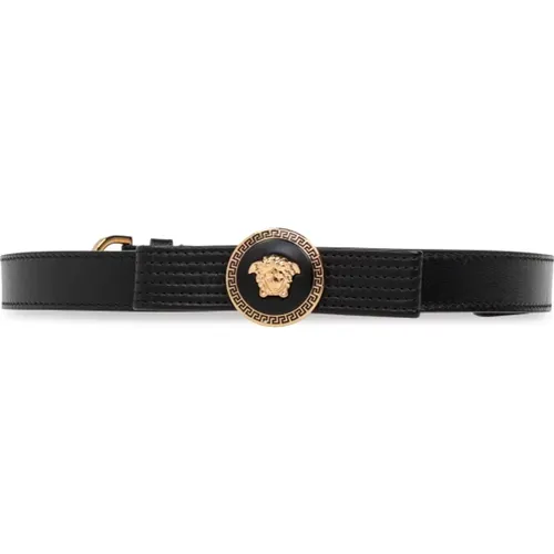 Leather belt , female, Sizes: 70 CM, 75 CM - Versace - Modalova