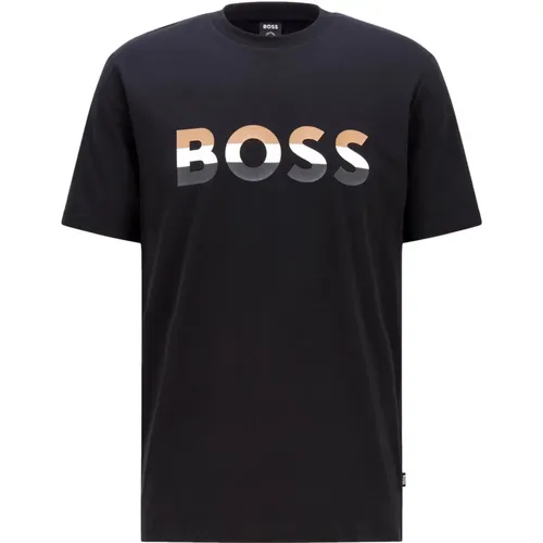 T-Shirt Tiburt 50467075 , male, Sizes: 2XL - Hugo Boss - Modalova