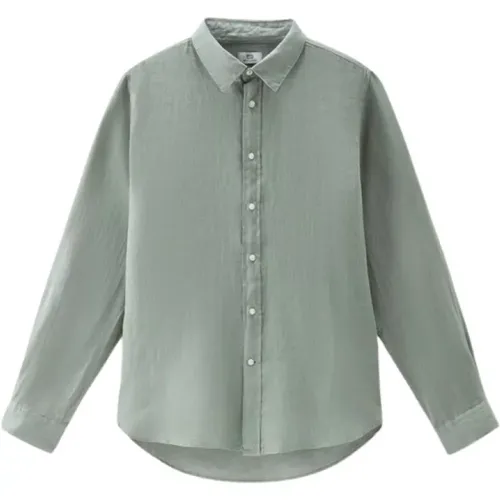 Casual Shirts , Herren, Größe: M - Woolrich - Modalova