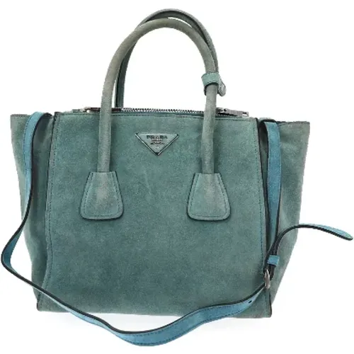 Pre-owned Suede prada-bags , female, Sizes: ONE SIZE - Prada Vintage - Modalova