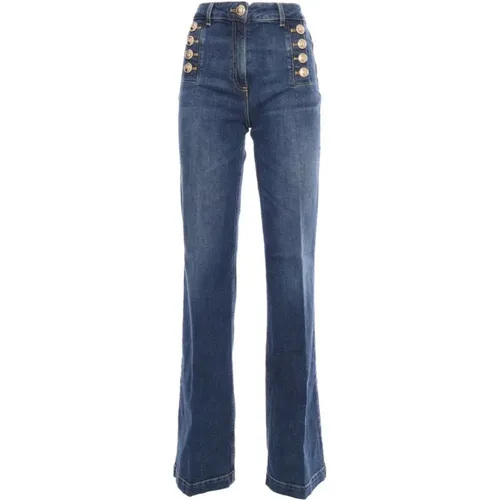 Denim Jeans for Women Aw23 , female, Sizes: W27 - Elisabetta Franchi - Modalova