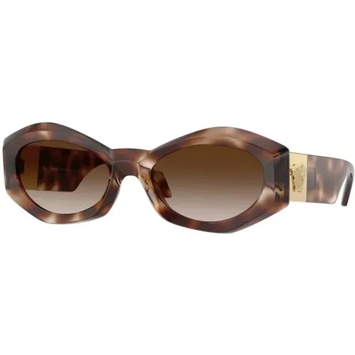 Gradient Frame Sunglasses , unisex, Sizes: 54 MM - Versace - Modalova