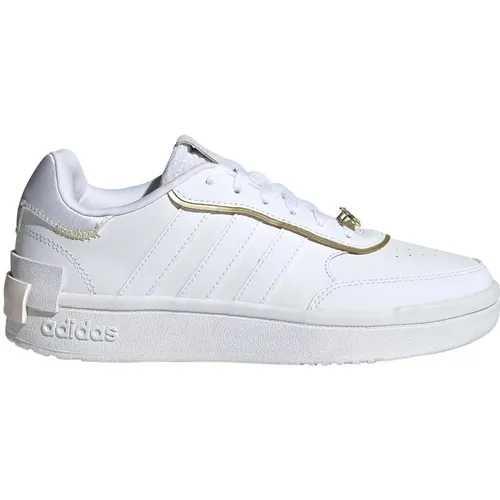 Weiße Gold Postmove Sneakers , Damen, Größe: 38 2/3 EU - Adidas - Modalova