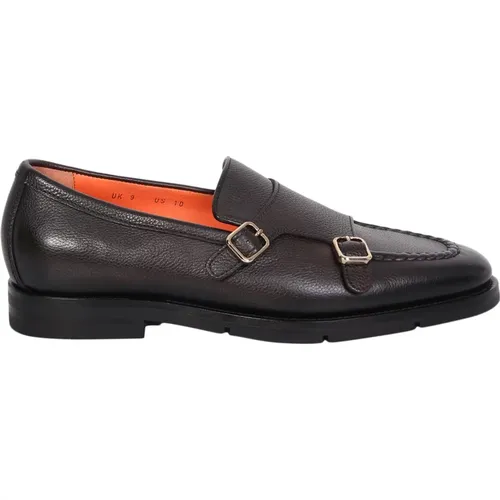 Zeitlose Double Strap Monk Schuhe - Santoni - Modalova