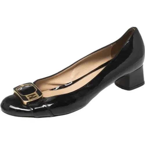 Pre-owned Leather heels , female, Sizes: 8 UK - Fendi Vintage - Modalova