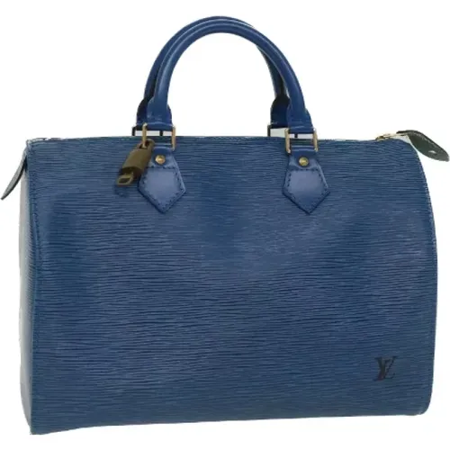 Pre-owned Leder handtaschen Blue - Blue - Modalova
