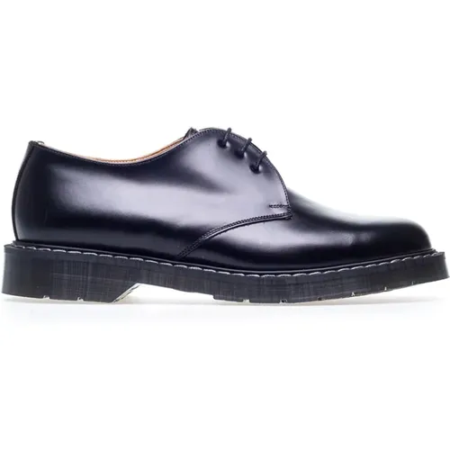 High Shine 3 Eye Gibson Shoe , male, Sizes: 11 1/2 UK, 6 UK, 10 1/2 UK, 10 UK, 6 1/2 UK, 9 UK, 8 UK, 7 1/2 UK, 8 1/2 UK - Solovair - Modalova