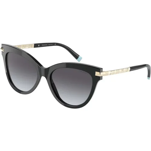 Grey Shaded Sunglasses Atlas TF 4182 , female, Sizes: 55 MM - Tiffany - Modalova