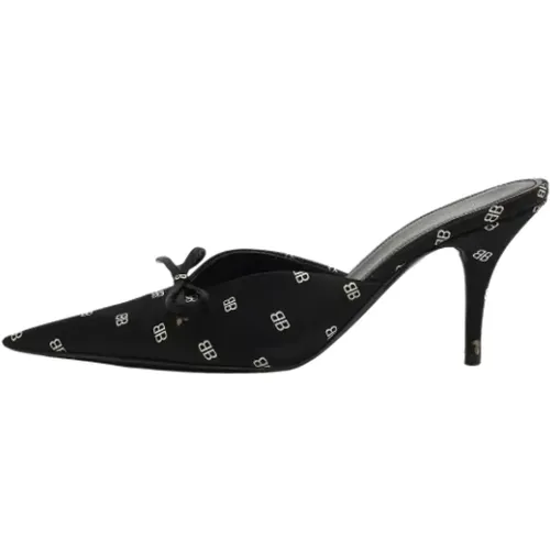 Pre-owned Satin sandals , female, Sizes: 4 UK - Balenciaga Vintage - Modalova