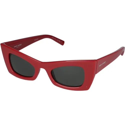 Designer Sonnenbrille SL 702,Designer Sonnenbrille SL 702 Stil,Schicke Leder Umhängetasche - Saint Laurent - Modalova