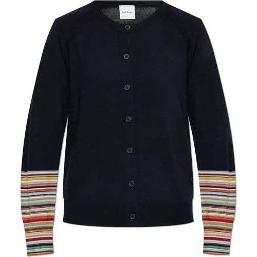 Knopfleiste-Strickjacke , Damen, Größe: L - Paul Smith - Modalova