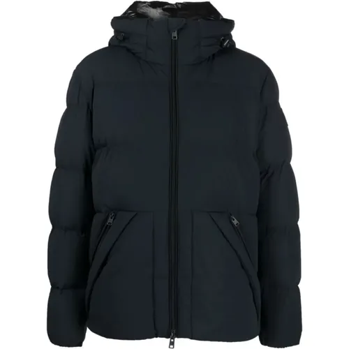 Padded Coat with Logo Patch , male, Sizes: L, M, XL - Woolrich - Modalova