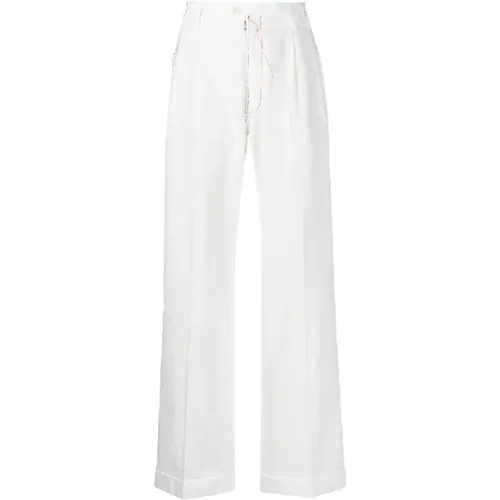 Cotton Trousers for Women , female, Sizes: XS - Maison Margiela - Modalova