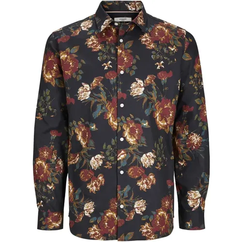 Blumiges nordisches Hemd - jack & jones - Modalova