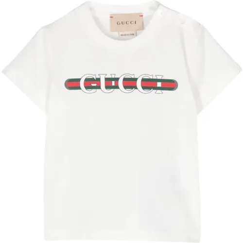 Weißes Kurzarm T-Shirt Gucci - Gucci - Modalova