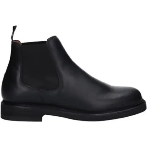 Mens Leather Ankle Boot - Art. 272 - UK 7.5 , male, Sizes: 11 UK, 7 UK, 7 1/2 UK - Berwick - Modalova