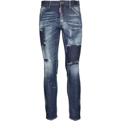 Slim-fit Denim Jeans , male, Sizes: XS - Dsquared2 - Modalova