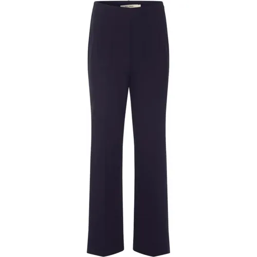 Elegant Dark Trousers , female, Sizes: L, S, M, XL - RUE de Femme - Modalova