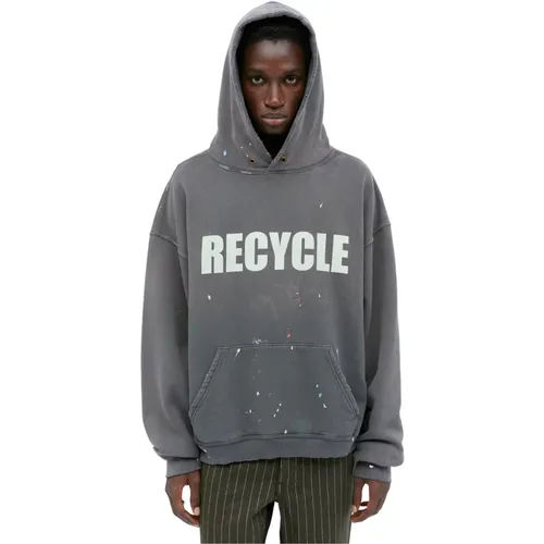 Vintage Recycle Hooded Sweatshirt , male, Sizes: L - Gallery Dept. - Modalova