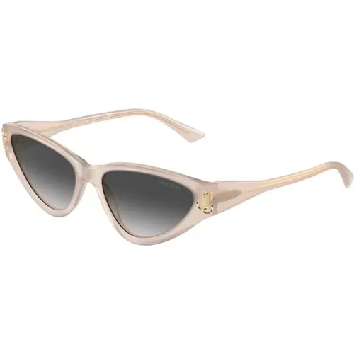 Frame Grey Gradient Lens Sunglasses , female, Sizes: 55 MM - Jimmy Choo - Modalova