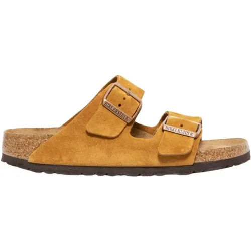 Arizona Wildleder Ledersandale , Damen, Größe: 38 EU - Birkenstock - Modalova