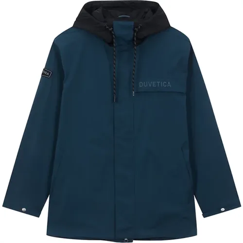 Dark Turquoise Safari Jacket , male, Sizes: L, 3XL, M, 2XL, XL - duvetica - Modalova