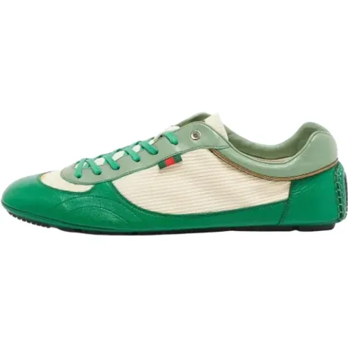 Pre-owned Stoff sneakers - Gucci Vintage - Modalova