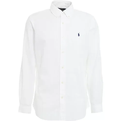 Weißes Herrenhemd mit kurzen Ärmeln , Herren, Größe: 2XL - Ralph Lauren - Modalova