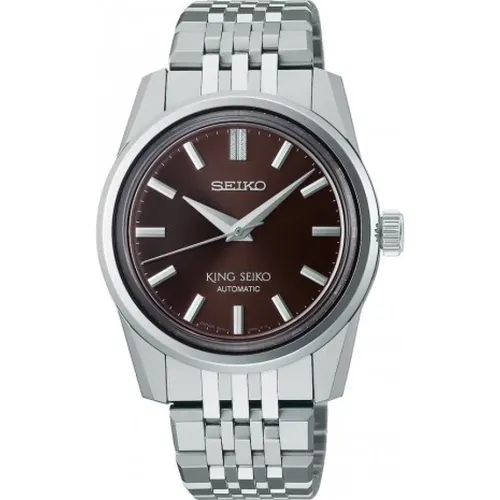 Automatic King Watch , male, Sizes: ONE SIZE - Seiko - Modalova