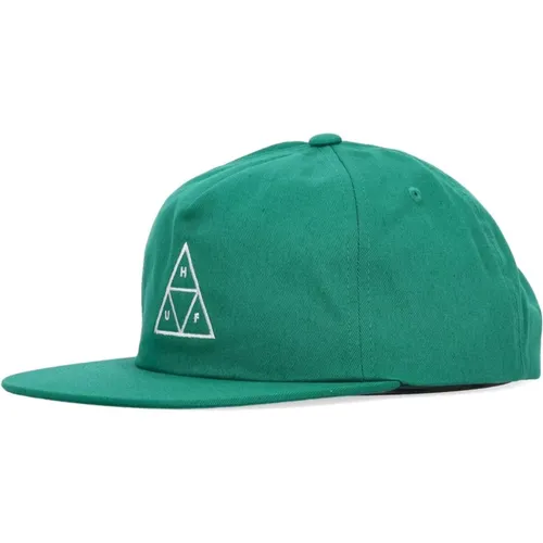 Triangle Snapback Cap Emerald , male, Sizes: ONE SIZE - HUF - Modalova