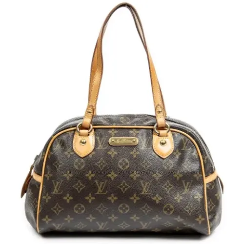 Pre-owned Coated canvas handbags , female, Sizes: ONE SIZE - Louis Vuitton Vintage - Modalova