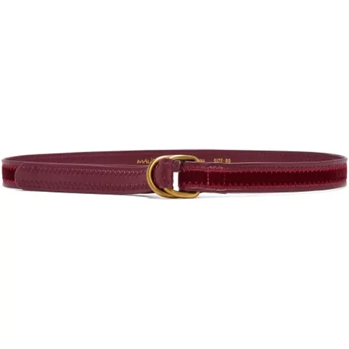 Velvet Plot Belt , Damen, Größe: 80 CM - MALIPARMI - Modalova