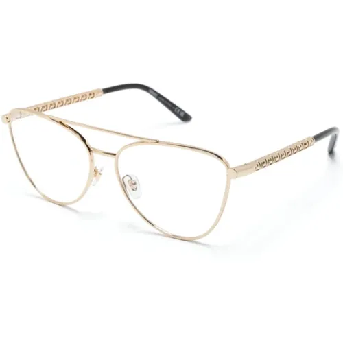 Goldene Optische Brille, Tägliches Must-Have - Versace - Modalova