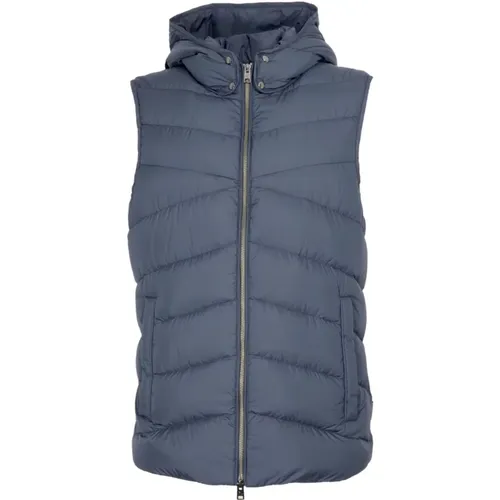 Quilted Down Vest in Melton , male, Sizes: XL, 2XL, L - Woolrich - Modalova