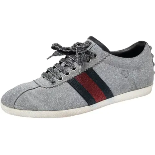 Pre-owned Fabric sneakers , female, Sizes: 3 1/2 UK - Gucci Vintage - Modalova