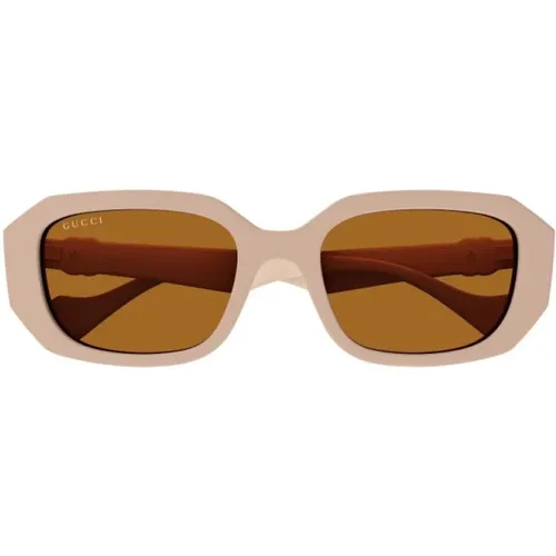 Nude Sonnenbrille Gg1535S 003 , Damen, Größe: 54 MM - Gucci - Modalova
