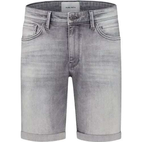 Denim Shorts , Herren, Größe: W34 - Pure Path - Modalova