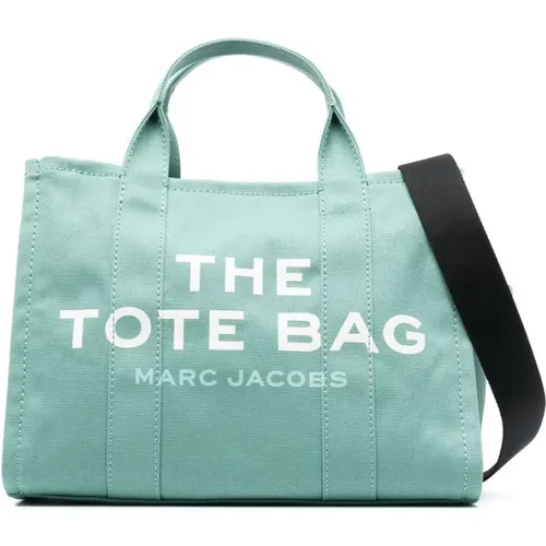 Grüne mittelgroße Tote Tasche mit Logo-Druck - Marc Jacobs - Modalova
