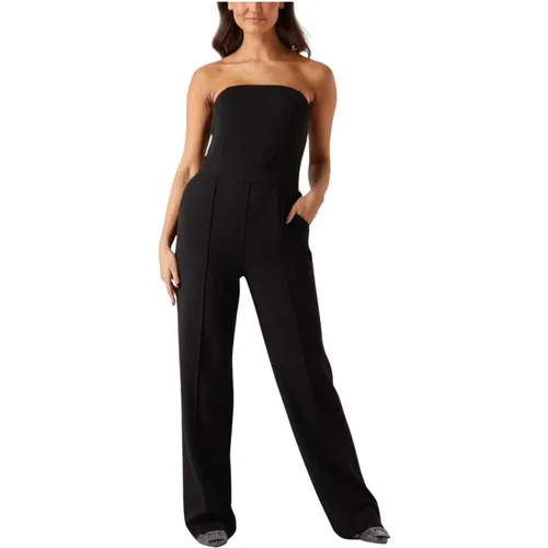 Schwarzer Falconcc LL Corsage Jumpsuit , Damen, Größe: XL - Co'Couture - Modalova