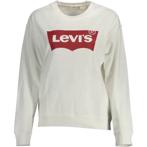 Levi's , Womens Sweatshirt Long Sleeve Print Logo , female, Sizes: L, XS - Levis - Modalova