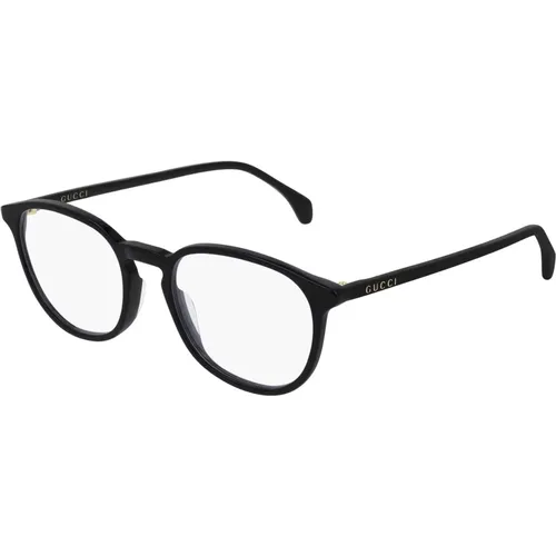 Schwarze Sonnenbrille mit Brillengestell , unisex, Größe: 52 MM - Gucci - Modalova