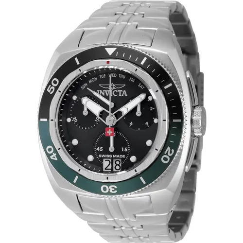 Swiss Made Men`s Quartz Watch , male, Sizes: ONE SIZE - Invicta Watches - Modalova