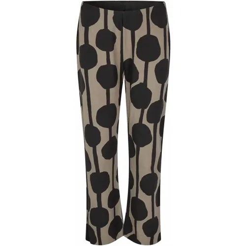 Mapabala Cropped Pants All-Over Print , female, Sizes: M, 2XL, S, XS, L, XL - Masai - Modalova