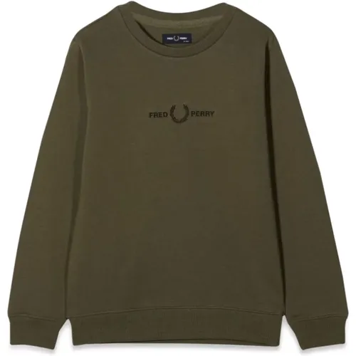 Embroired Sweatshirt Fred Perry - Fred Perry - Modalova