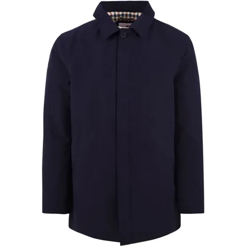 Blaue Trenchcoat Modell A004 - Aquascutum - Modalova