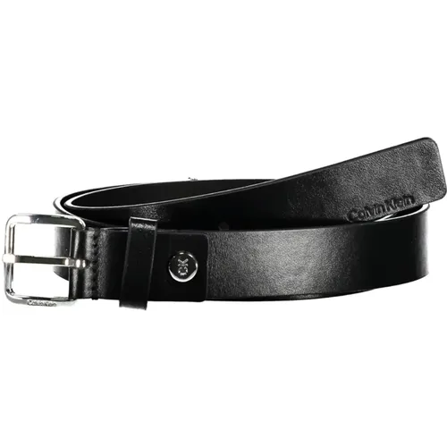 Leather Belt with Metal Buckle , male, Sizes: 95 CM, 100 CM - Calvin Klein - Modalova