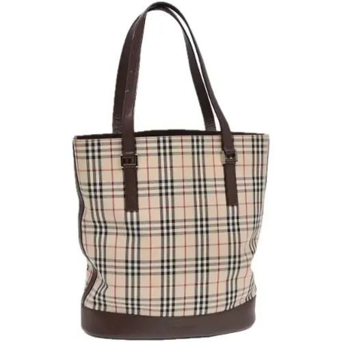 Pre-owned Canvas totes , female, Sizes: ONE SIZE - Burberry Vintage - Modalova