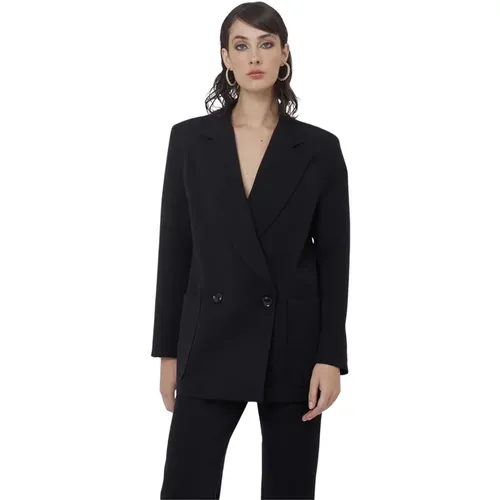 Oversized Doppelreihiger Blazer , Damen, Größe: XS - Silvian Heach - Modalova