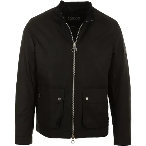 Schwarze Mäntel Lutron Harrington - Barbour - Modalova