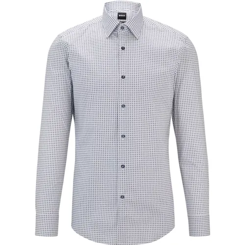 Cotton Elastan Shirt Designers Code , male, Sizes: 5XL - Hugo Boss - Modalova